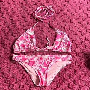 Wild Fable Pink Heart Bikini